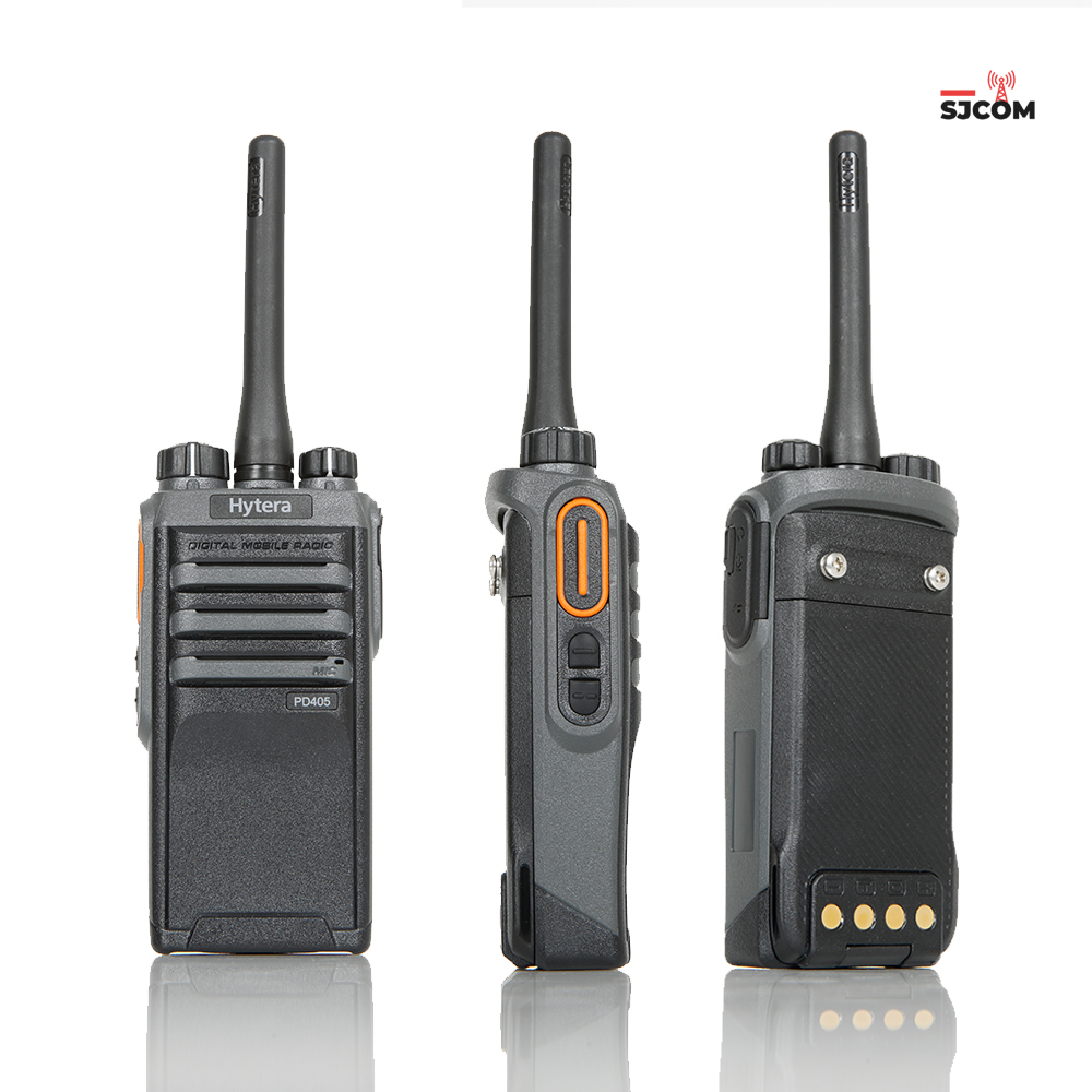 Robusto y confiable, el radio portátil digital PD406 de Hytera, ofrece una solución de comunicación sencilla. Ideal para usuarios que operan en entornos de manufactura, servicios o educación. Al ser una radio digital DMR aprovecha la banda estrecha para superar a la radio analógica tradicional y optimizar la eficiencia espectral.